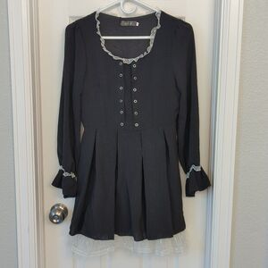 GJQ dress goth Wednesday size M